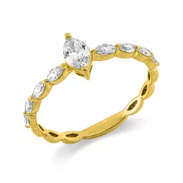 Yellowgold Diamond Ring