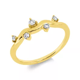 Yellowgold Diamond Ring