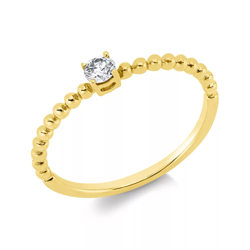 Yellowgold Diamond Ring
