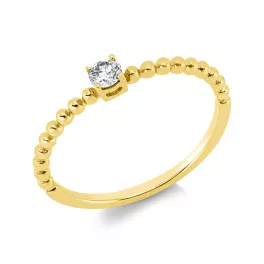 Yellowgold Diamond Ring