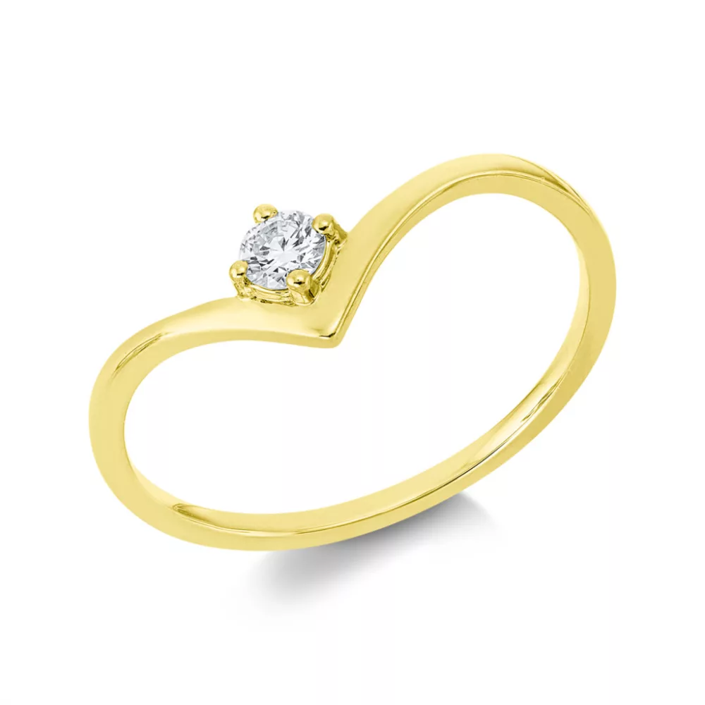 Yellowgold Diamond Ring
