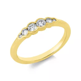 Yellowgold Diamond Ring