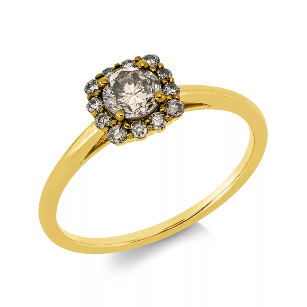 Yellowgold Diamond Ring