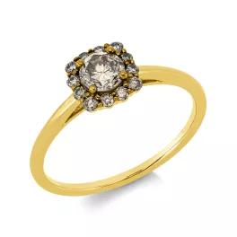 Yellowgold Diamond Ring