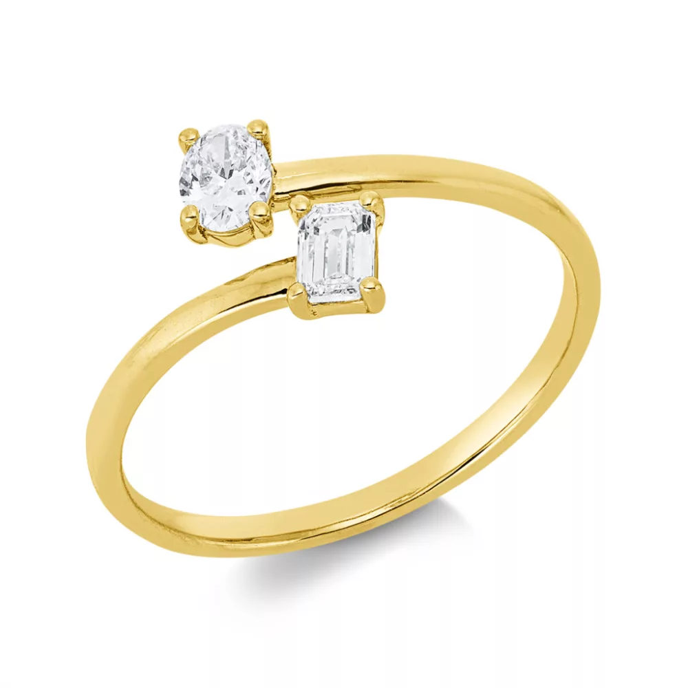 Yellowgold Diamond Ring