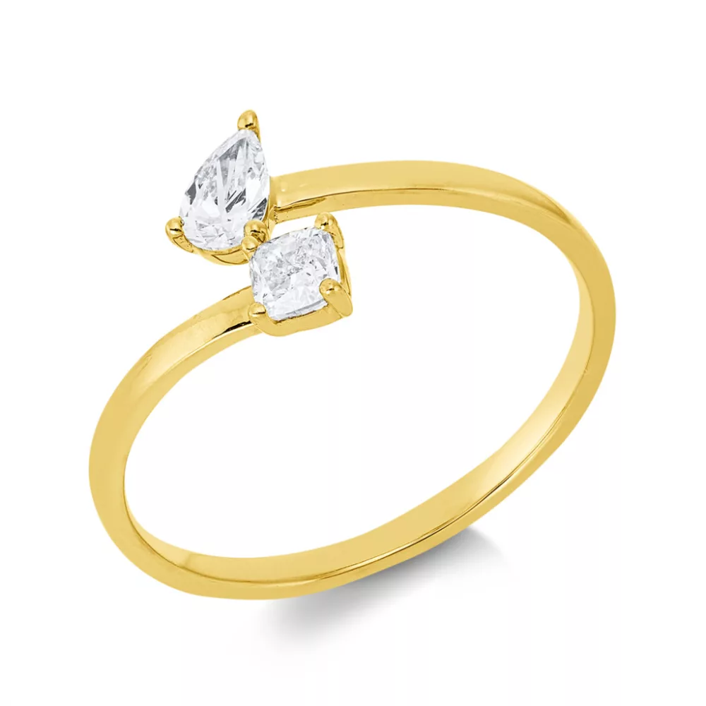 Yellowgold Diamond Ring
