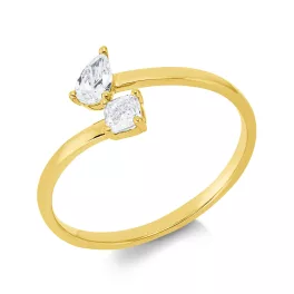 Yellowgold Diamond Ring