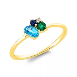Yellowgold Topaz Ring