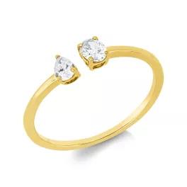 Yellowgold Diamond Ring