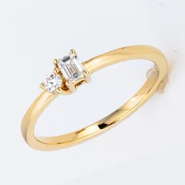 Yellowgold Diamond Ring