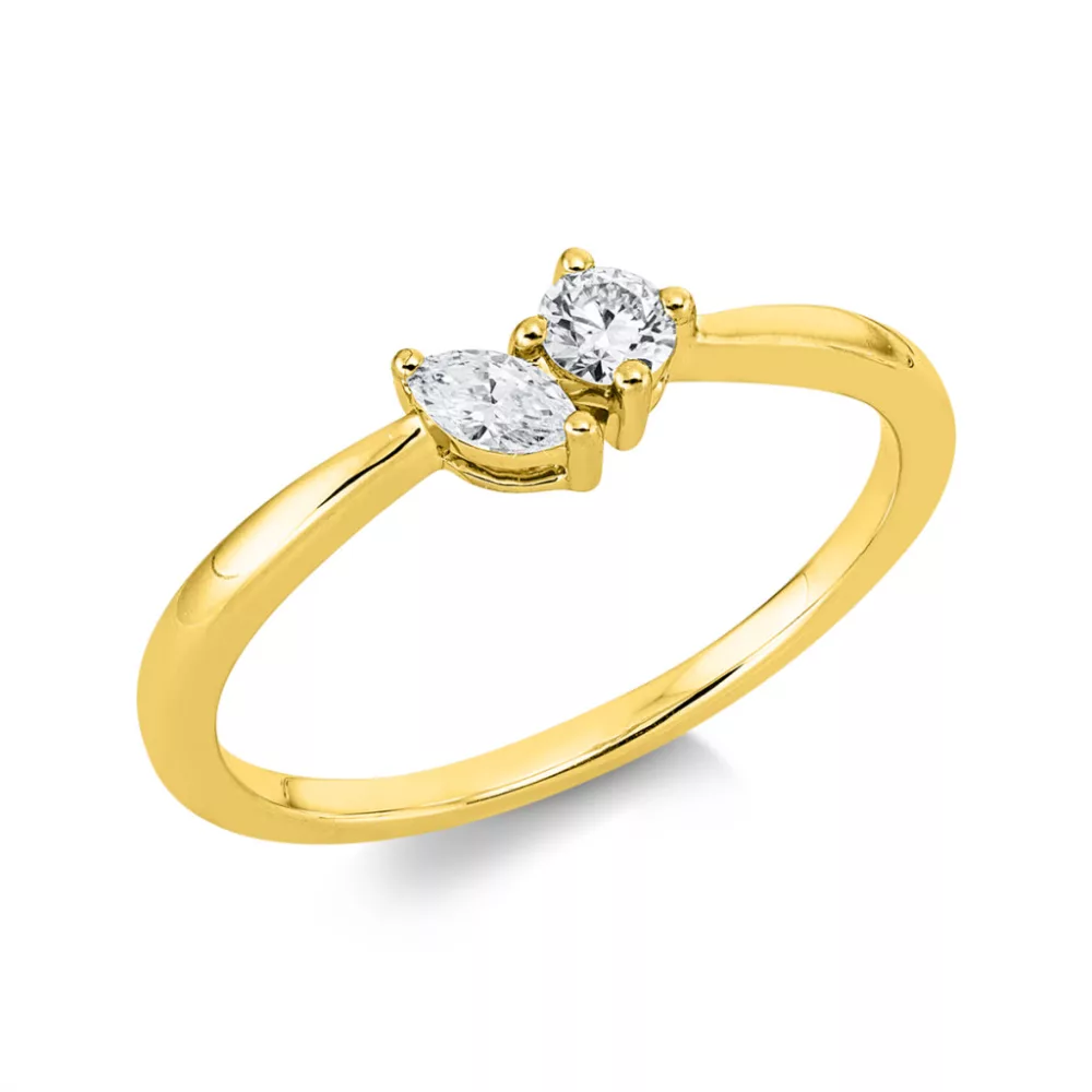 Yellowgold Diamond Ring