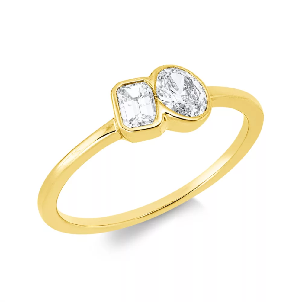 Yellowgold Diamond Ring