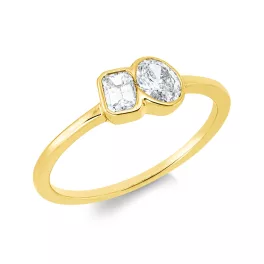 Yellowgold Diamond Ring