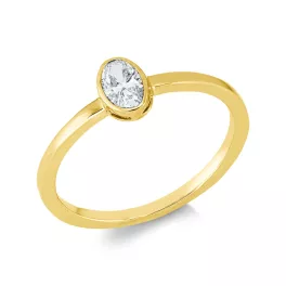 Yellowgold Diamond Ring