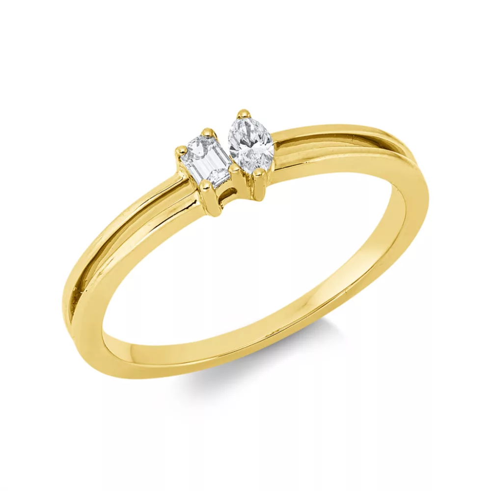 Yellowgold Diamond Ring