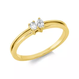 Yellowgold Diamond Ring
