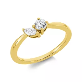 Yellowgold Diamond Ring