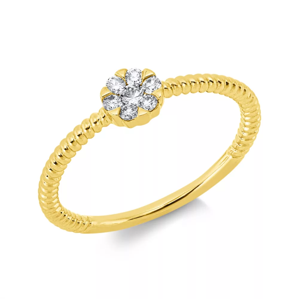Yellowgold Diamond Ring
