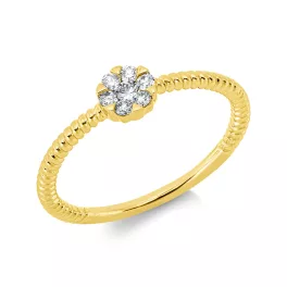 Yellowgold Diamond Ring