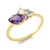 Yellowgold Amethyst Ring