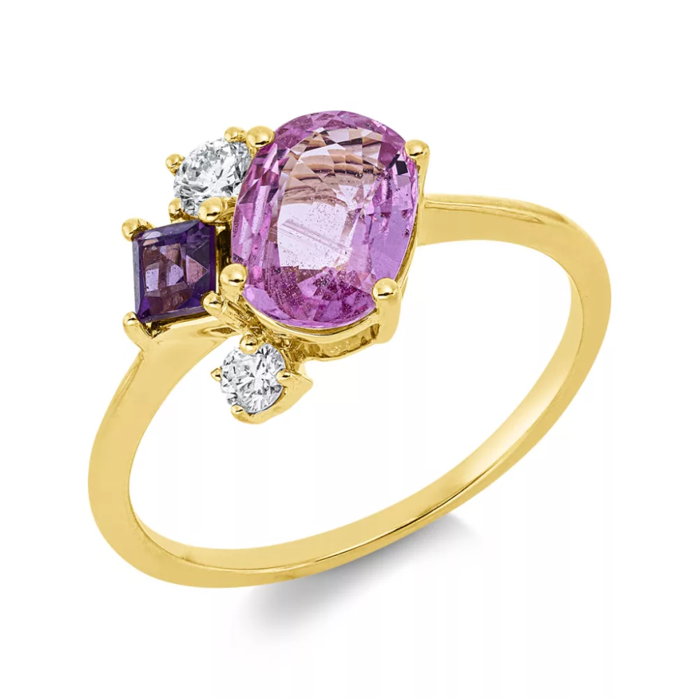 Yellowgold Sapphire Ring