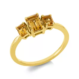 Yellowgold Citrine Ring