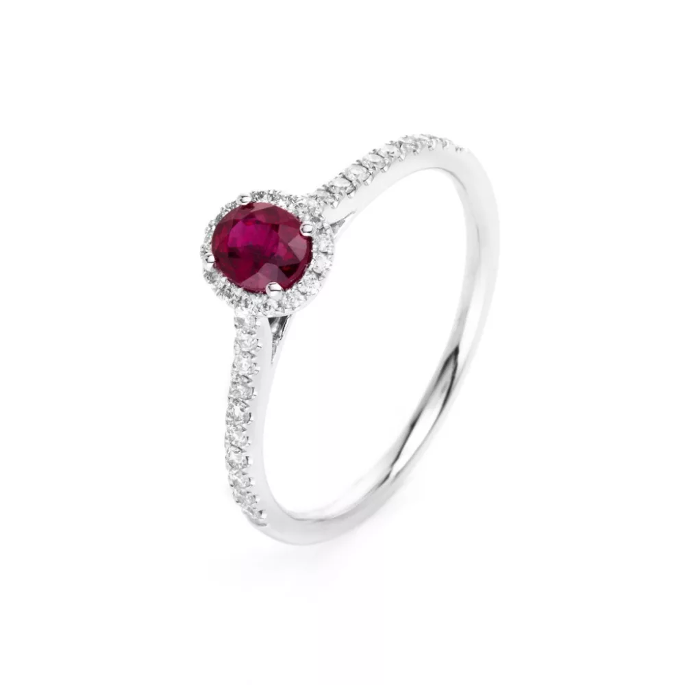 Whitegold Ruby Ring