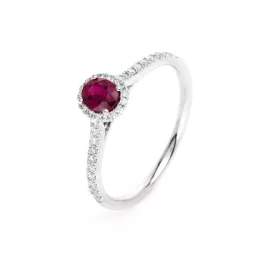 Whitegold Ruby Ring
