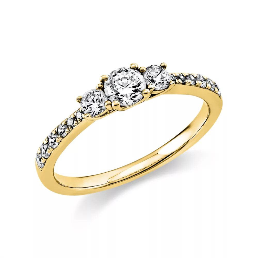 Yellowgold Diamond Ring