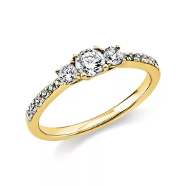 Yellowgold Diamond Ring