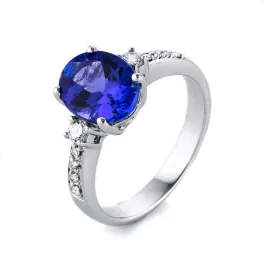 Whitegold Tanzanit Ring