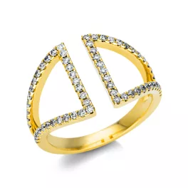 Yellowgold Diamond Ring