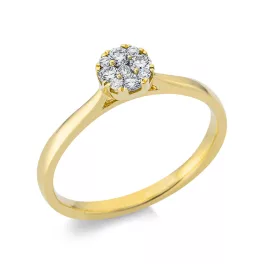 Yellowgold Diamond Ring