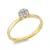 Yellowgold Diamond Ring