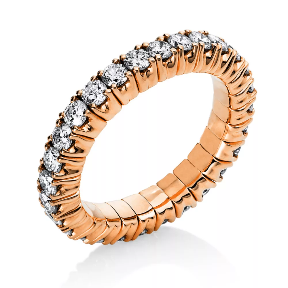 Vörösarany Gyémánt Gyűrű