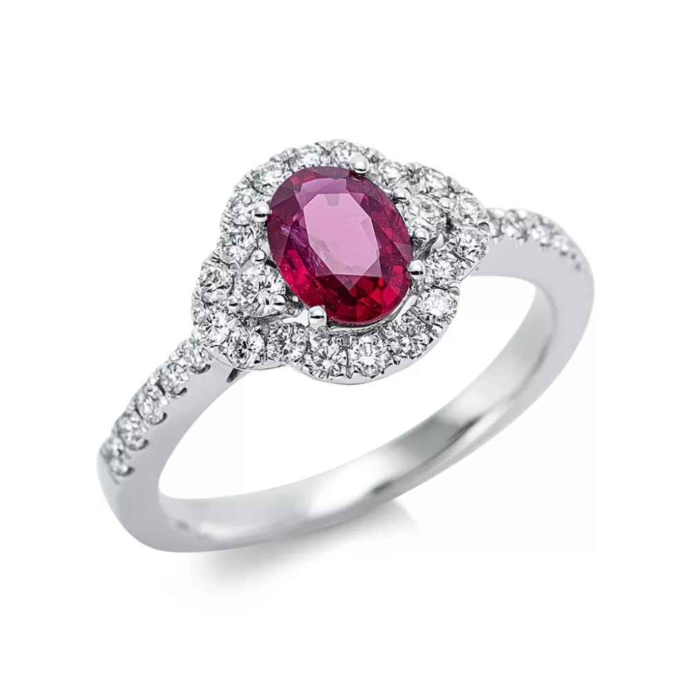 Whitegold Ruby Ring