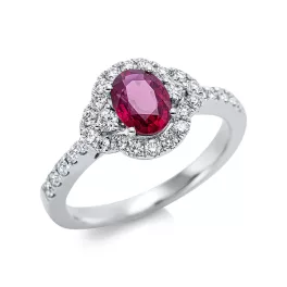 Whitegold Ruby Ring