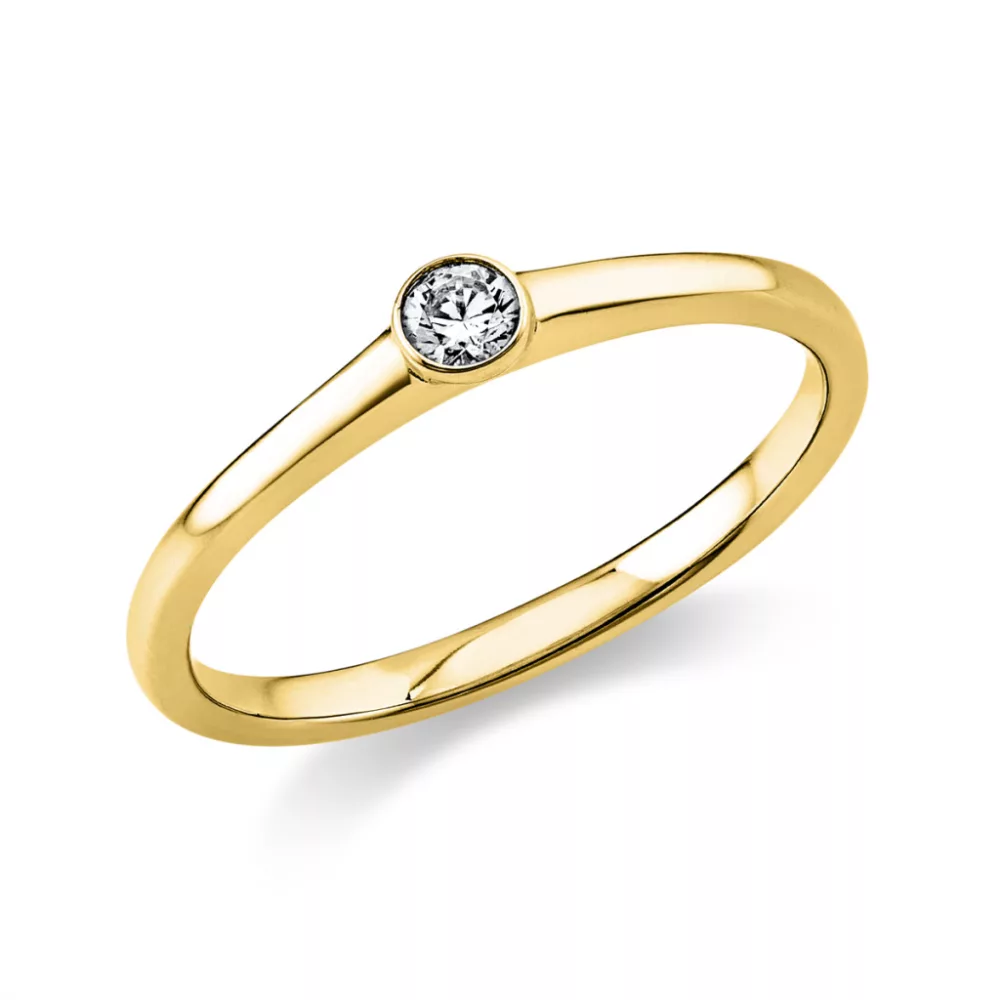 Yellowgold Diamond Ring
