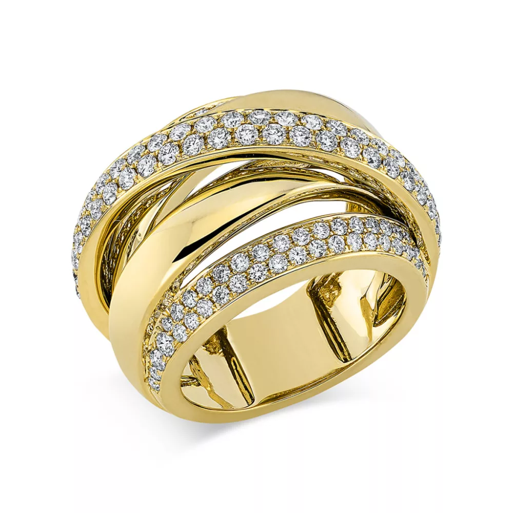 Yellowgold Diamond Ring