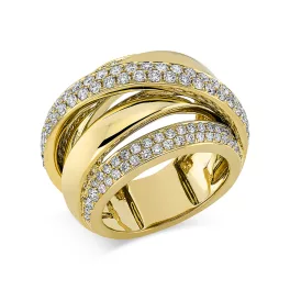 Yellowgold Diamond Ring
