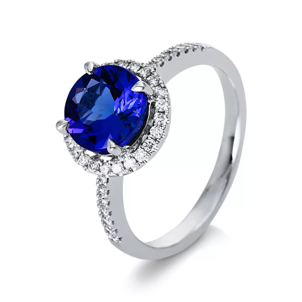 Whitegold Tanzanit Ring