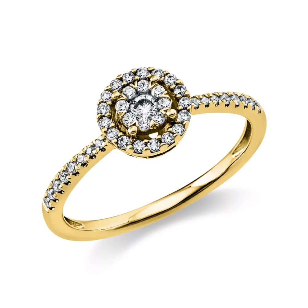 Yellowgold Diamond Ring