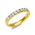 Sárga arany Gyémánt Gyűrű
