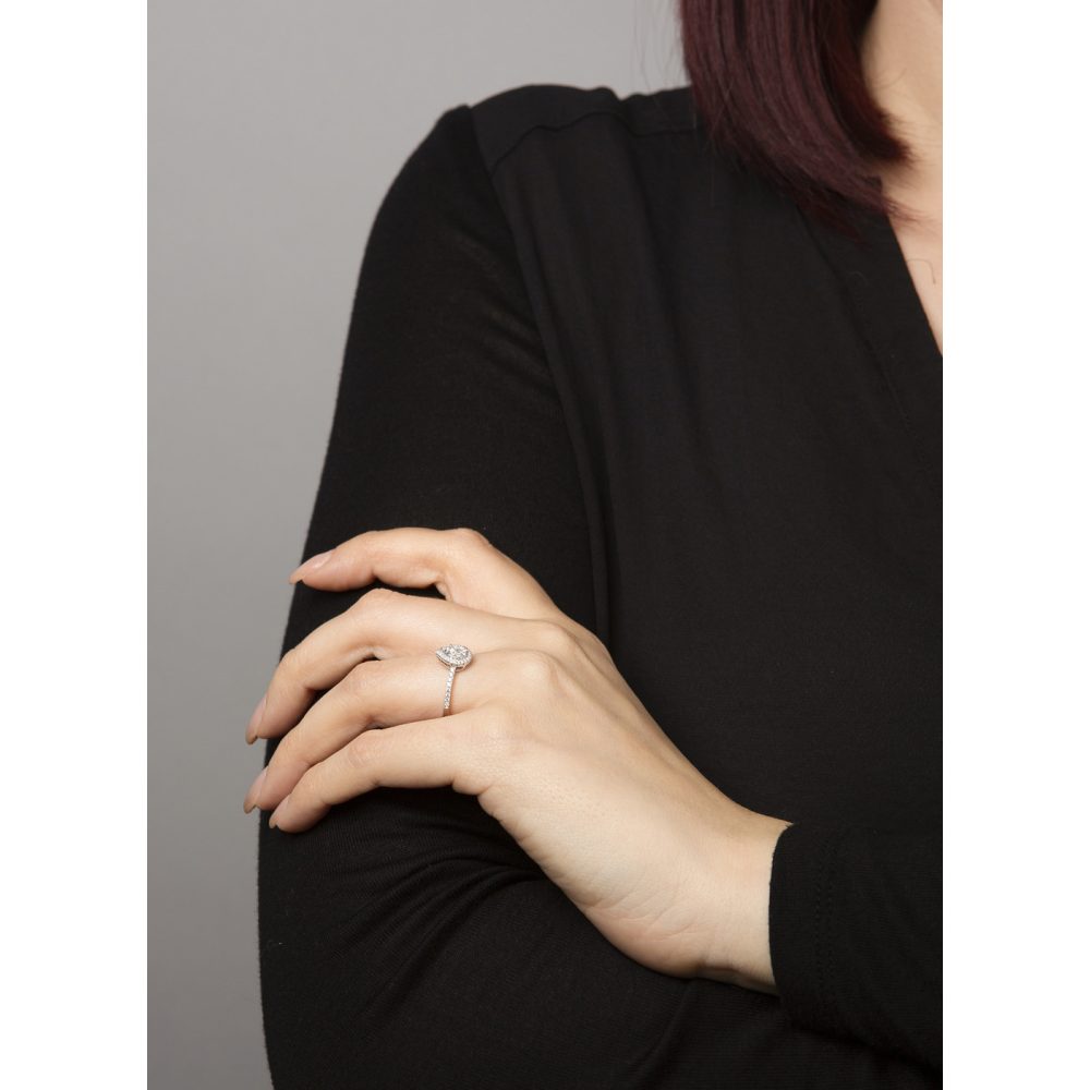 Fehérarany Gyémánt Gyűrű