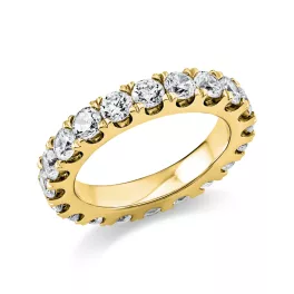 Sárga arany Gyémánt Gyűrű