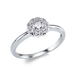 Fehérarany Gyémánt Gyűrű