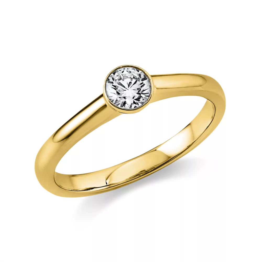 Yellowgold Diamond Ring