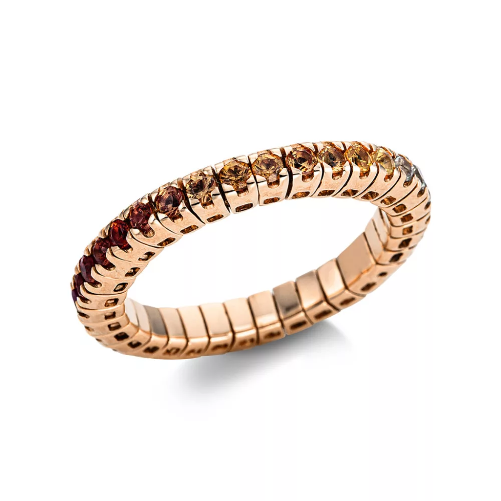 Redgold Sapphire Ring