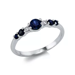Whitegold Sapphire Ring