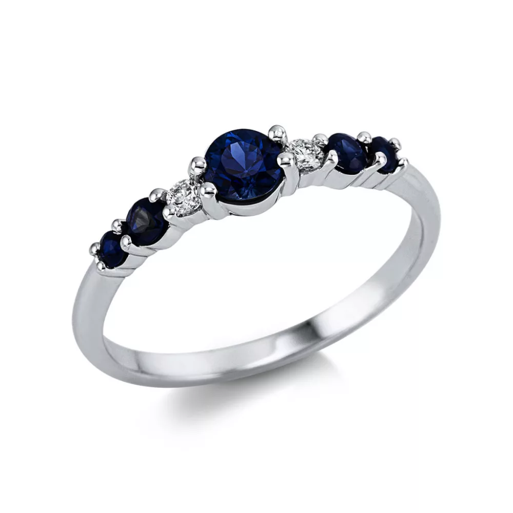 Whitegold Sapphire Ring
